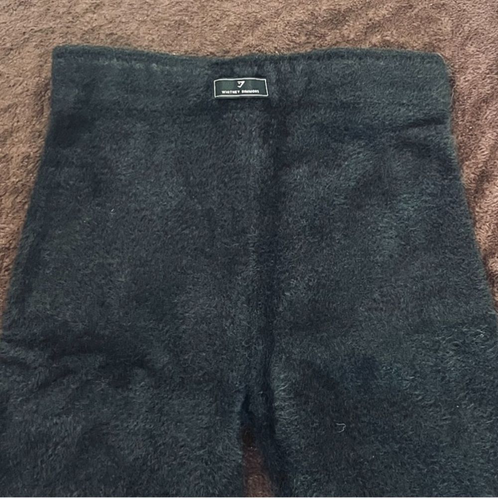 GYMSHARK WHITNEY EYELASH KNIT WOMENS SHORTS BLACK X SMALL - Picture 4 of 5